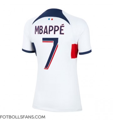 Paris Saint-Germain Kylian Mbappe #7 Replika Bortatröja Damer 2023-24 Kortärmad